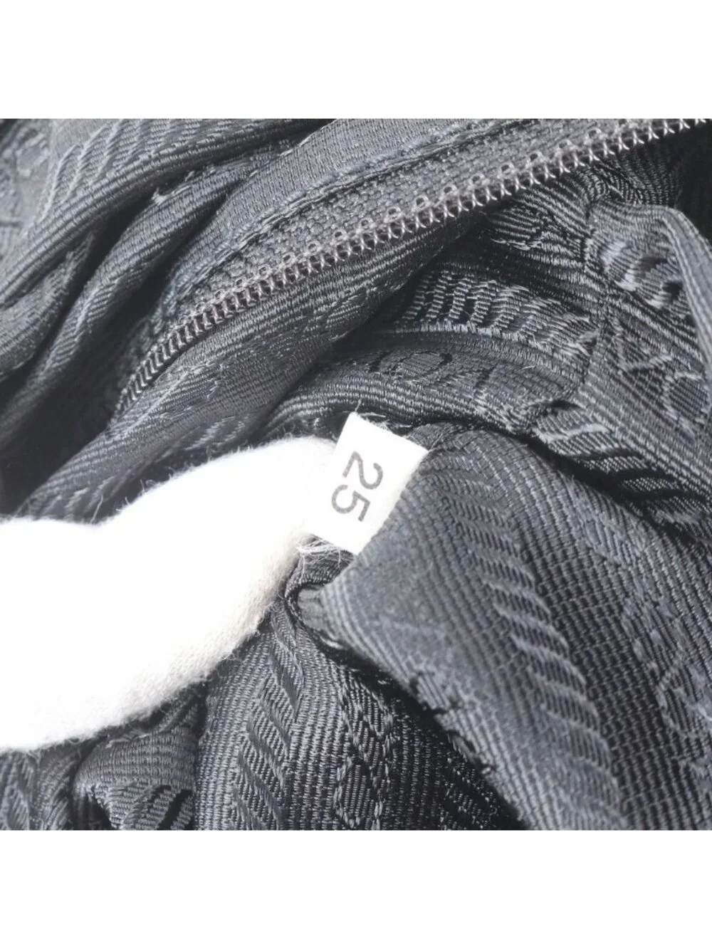 Prada White Tag Yes Tessuto Nylon Triangle Logo Leather Shoulder Bag Crossbody